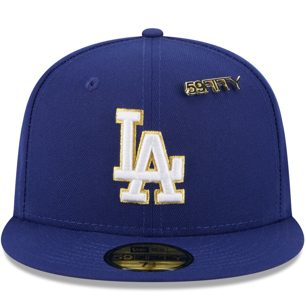 Los Angeles Dodgers New Era 2025 59FIFTY Day 59FIFTY Fitted Hat with Pins - Royal - New Era Online