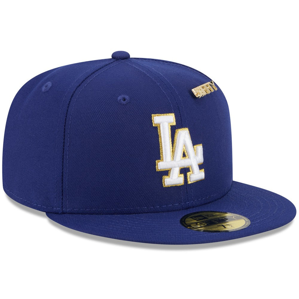 Los Angeles Dodgers New Era 2025 59FIFTY Day 59FIFTY Fitted Hat with Pins - Royal - New Era Online