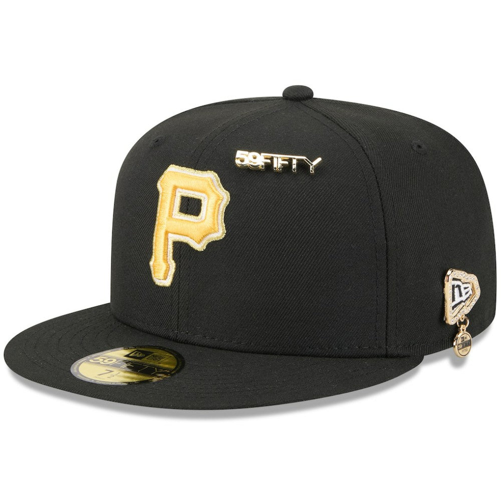 Pittsburgh Pirates New Era 2025 59FIFTY Day 59FIFTY Fitted Hat with Pins - Black - New Era Online