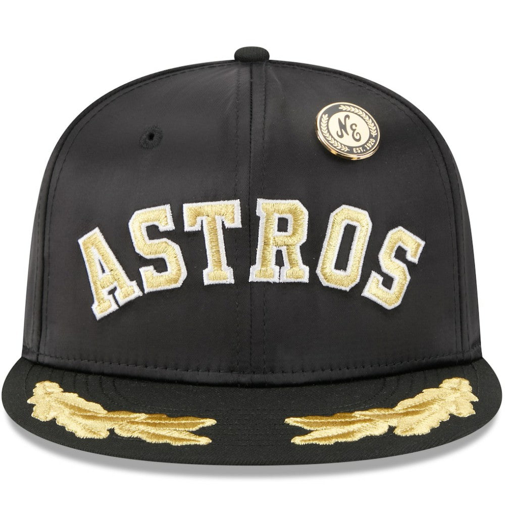 Houston Astros New Era 2025 59FIFTY Day Gold Leaf 59FIFTY Fitted Hat - Black - New Era Sale
