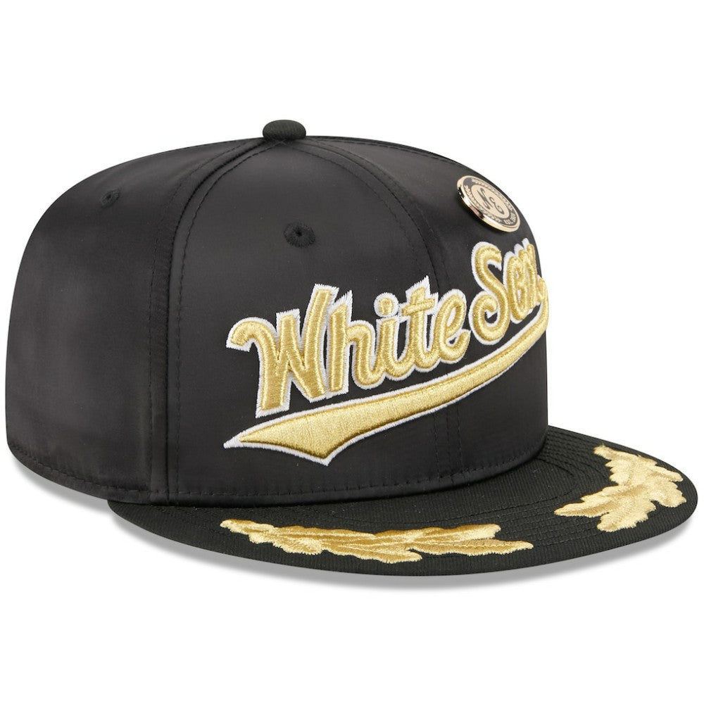 Chicago White Sox New Era 2025 59FIFTY Day Gold Leaf 59FIFTY Fitted Hat - Black - New Era on Sale