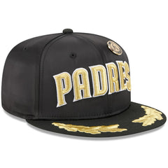 San Diego Padres New Era 2025 59FIFTY Day Gold Leaf 59FIFTY Fitted Hat - Black - New Era on Sale