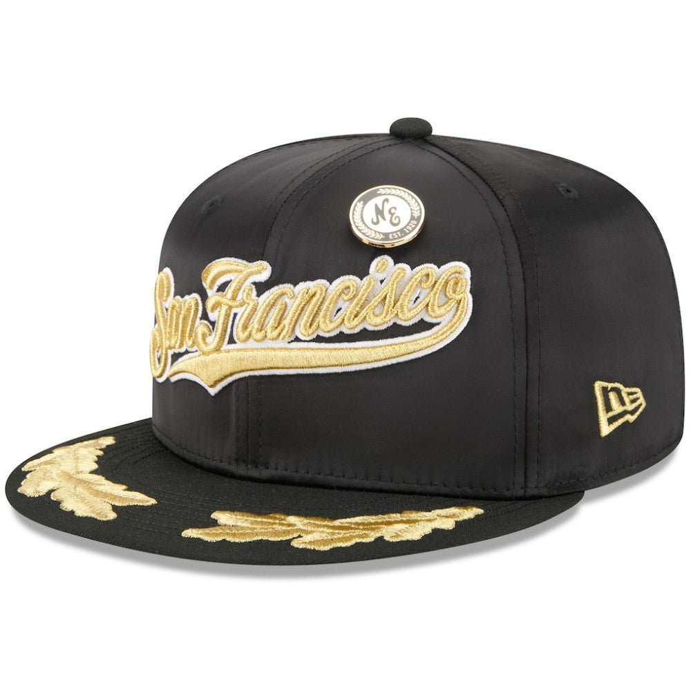 San Francisco Giants New Era 2025 59FIFTY Day Gold Leaf 59FIFTY Fitted Hat - Black - New Era Lifestyle