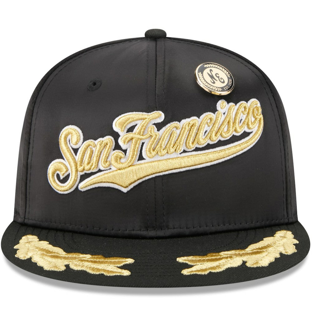 San Francisco Giants New Era 2025 59FIFTY Day Gold Leaf 59FIFTY Fitted Hat - Black - New Era Lifestyle