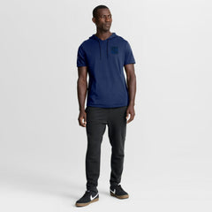 New York Rangers Fanatics Authentic Pro Road Short Sleeve Hoodie - Navy - NHL 202496134
