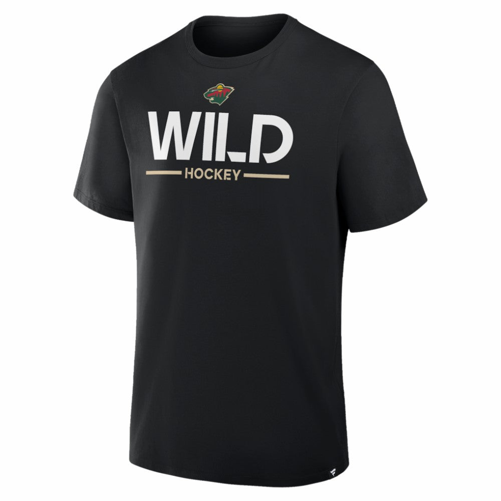Minnesota Wild Fanatics Authentic Pro Primary T-Shirt - Black - NHL 202496196