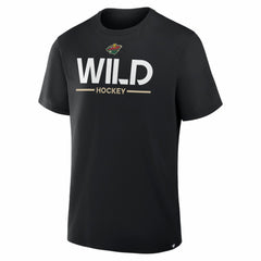 Minnesota Wild Fanatics Authentic Pro Primary T-Shirt - Black - NHL 202496196