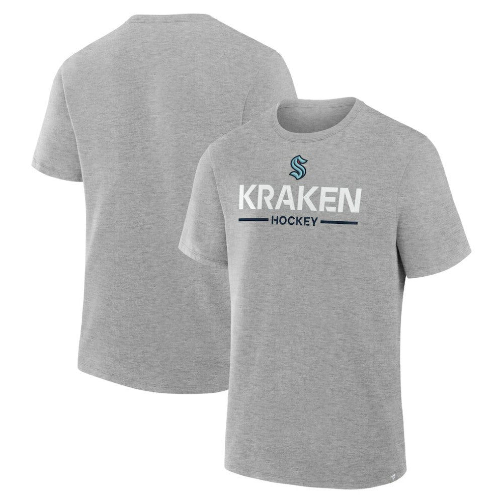 Seattle Kraken Fanatics Authentic Pro Primary T-Shirt - Gray - NHL 202496216