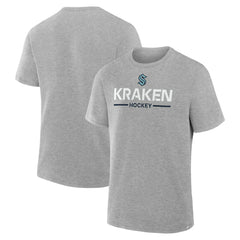 Seattle Kraken Fanatics Authentic Pro Primary T-Shirt - Gray - NHL 202496216