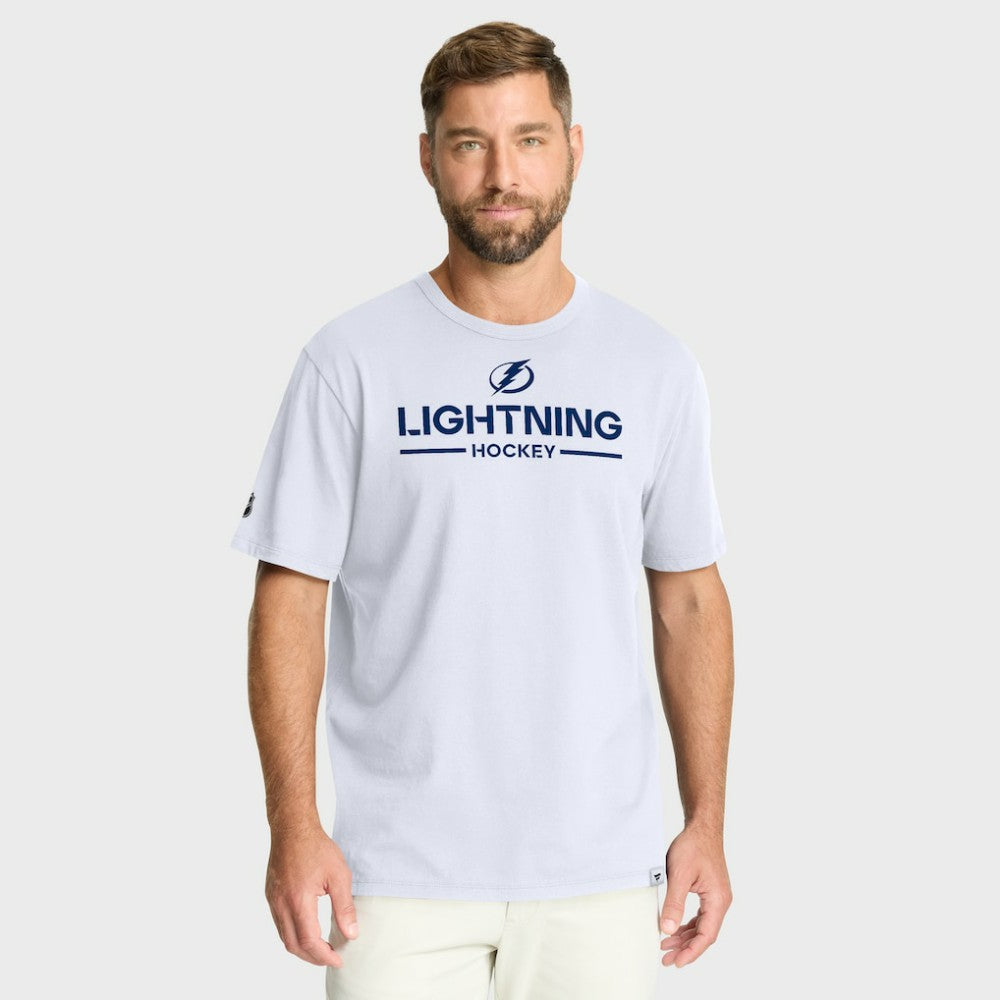 Tampa Bay Lightning Fanatics Authentic Pro Primary T-Shirt - White - NHL 202496256