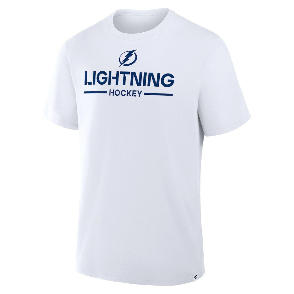 Tampa Bay Lightning Fanatics Authentic Pro Primary T-Shirt - White - NHL 202496256