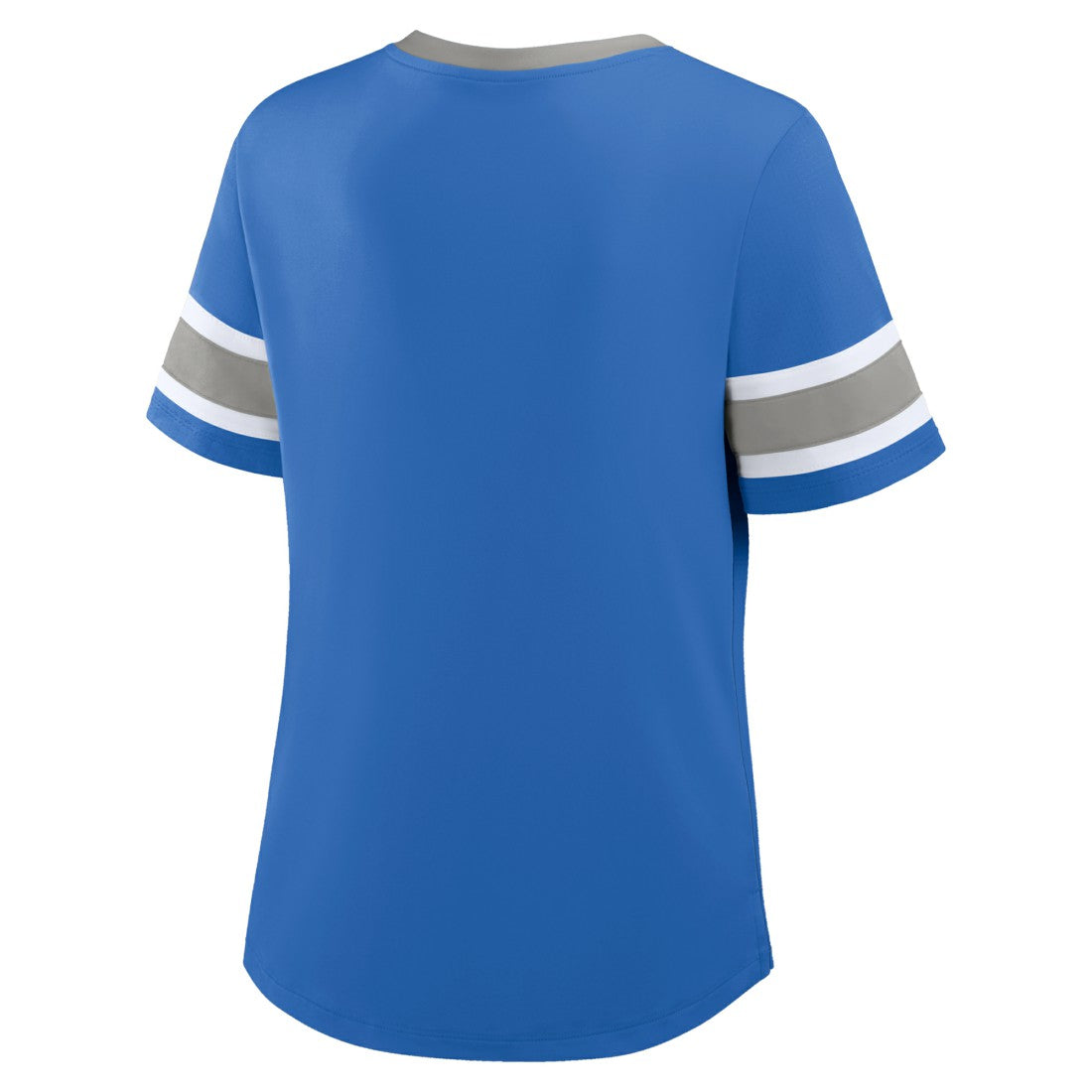 Fanatics Detroit Lions Women's Redzone Draw Play Athena Lace-Up T-Shirt Blue