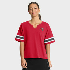 Fanatics Tampa Bay Buccaneers Women's Redzone Curl Route T-Shirt Red