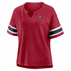 Fanatics Tampa Bay Buccaneers Women's Redzone Curl Route T-Shirt Red
