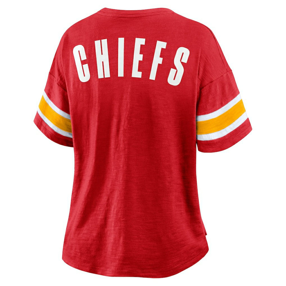 Fanatics Kansas City Chiefs Women's Redzone Curl Route T-Shirt Red