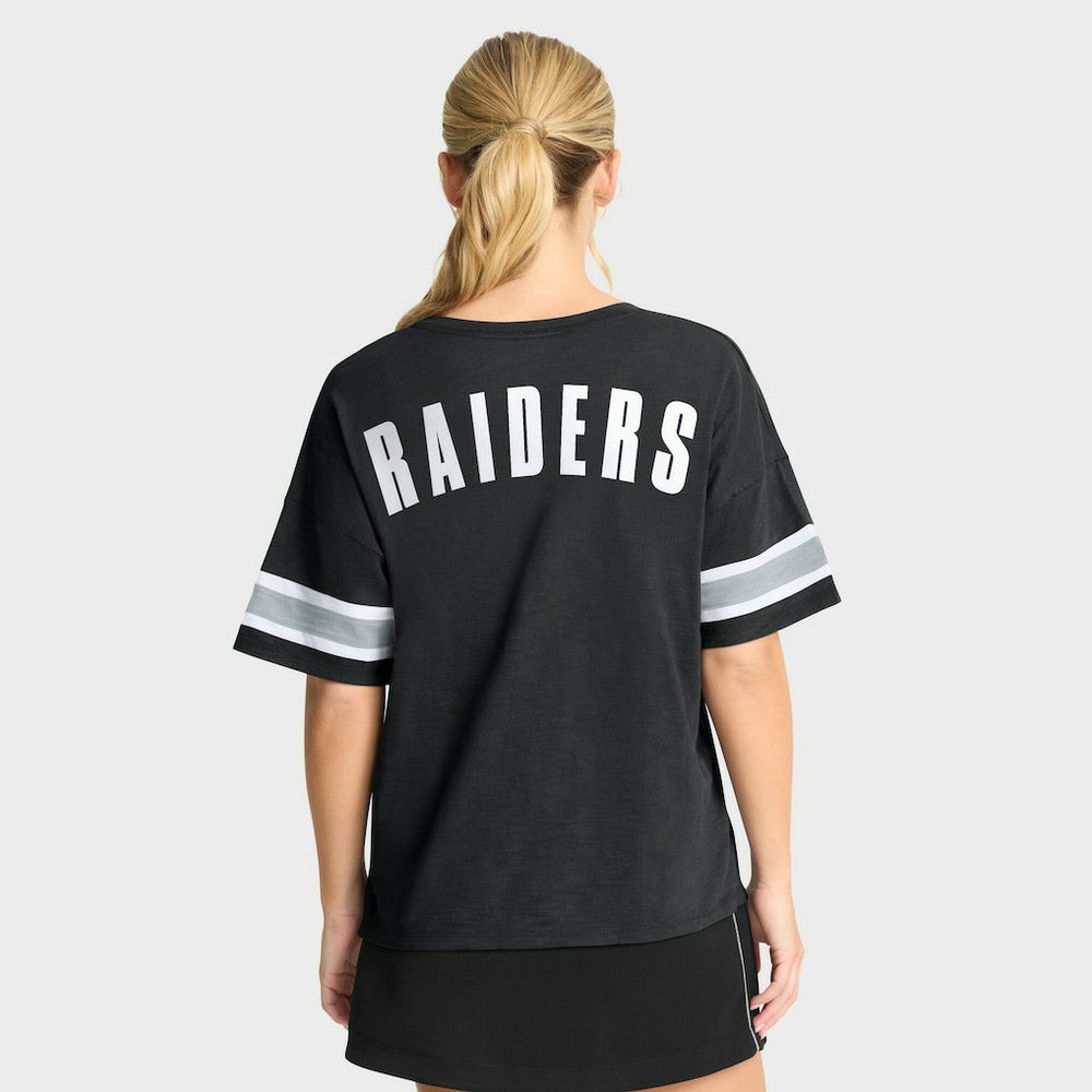 Fanatics Las Vegas Raiders Women's Redzone Curl Route T-Shirt Black