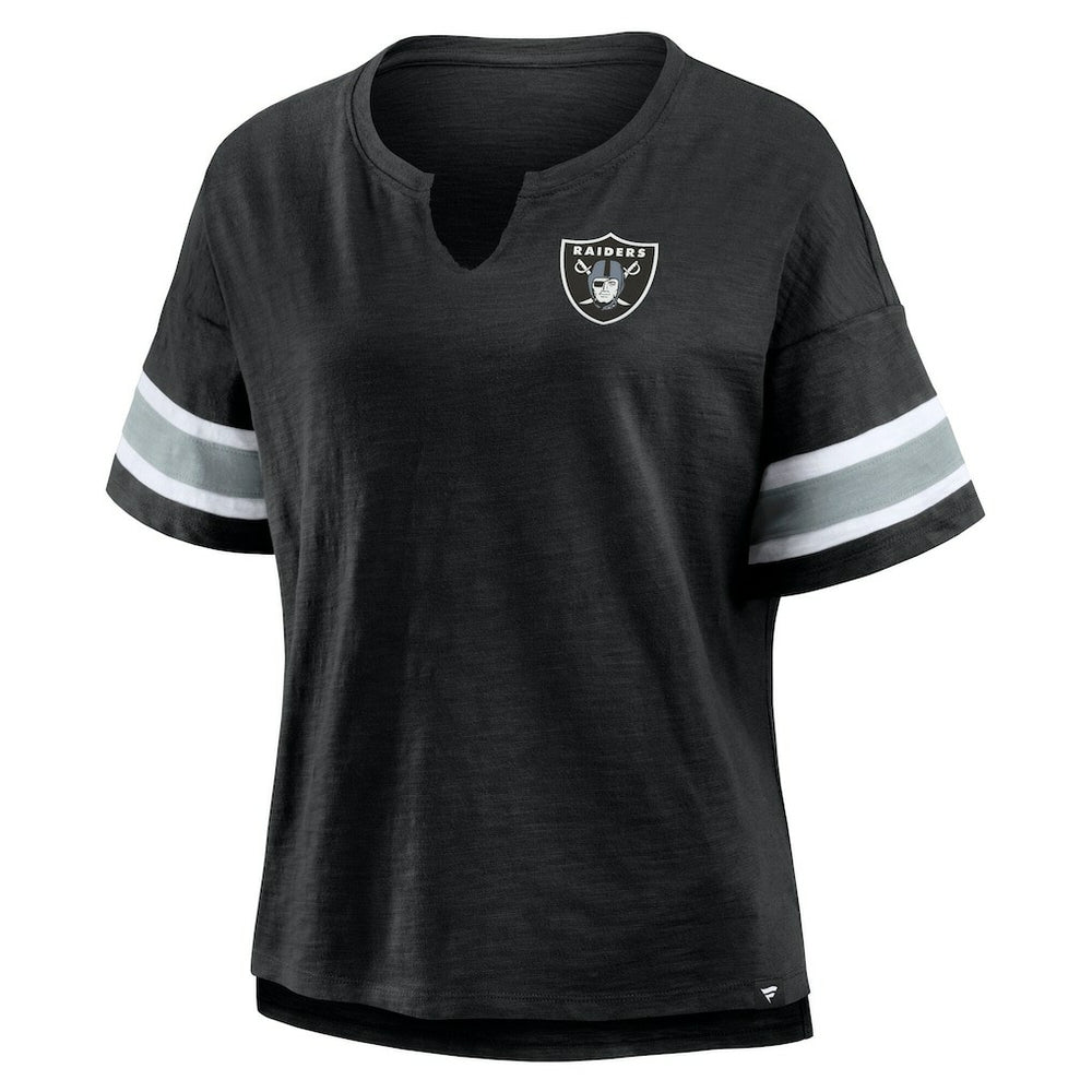 Fanatics Las Vegas Raiders Women's Redzone Curl Route T-Shirt Black
