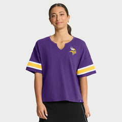 Fanatics Minnesota Vikings Women's Redzone Curl Route T-Shirt Purple