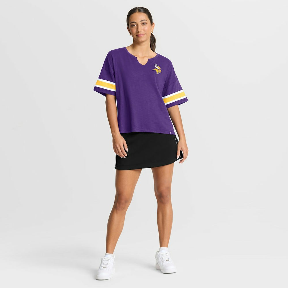 Fanatics Minnesota Vikings Women's Redzone Curl Route T-Shirt Purple