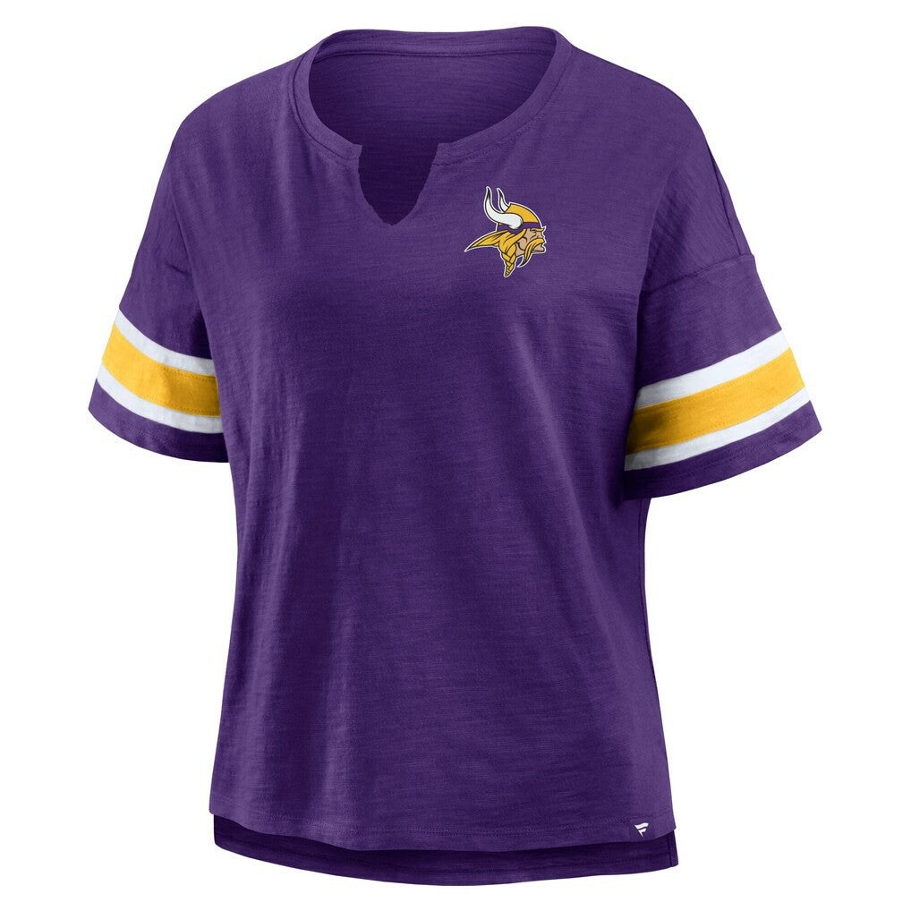 Fanatics Minnesota Vikings Women's Redzone Curl Route T-Shirt Purple