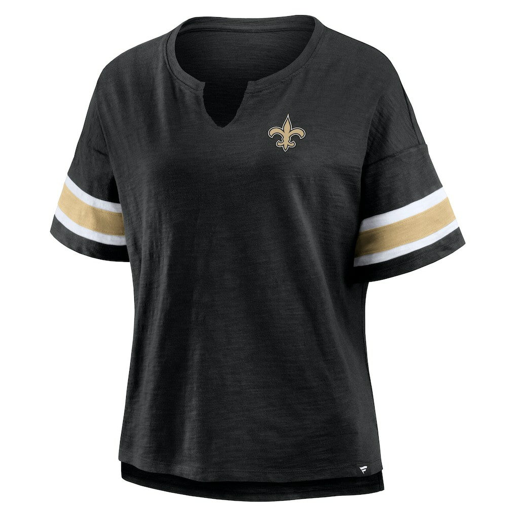Fanatics New Orleans Saints Women's Redzone Curl Route T-Shirt Black