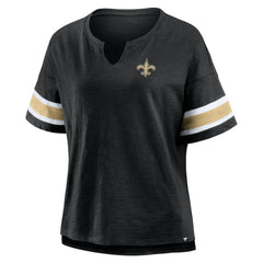 Fanatics New Orleans Saints Women's Redzone Curl Route T-Shirt Black