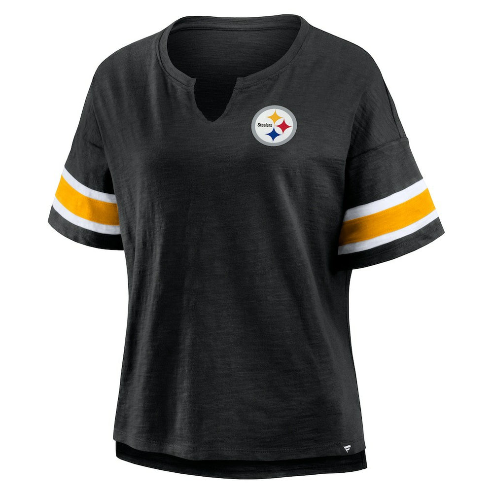 Fanatics Pittsburgh Steelers Women's Redzone Curl Route T-Shirt Black