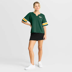 Fanatics Green Bay Packers Women's Redzone Curl Route T-Shirt Green