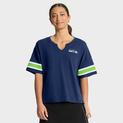 Fanatics Seattle Seahawks Women's Redzone Curl Route T-Shirt College Navy