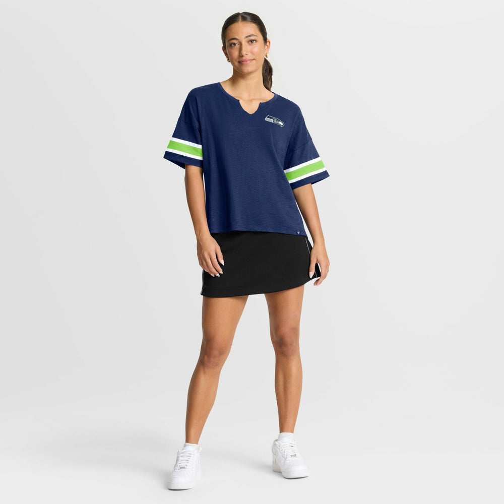 Fanatics Seattle Seahawks Women's Redzone Curl Route T-Shirt College Navy