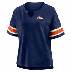 Fanatics Denver Broncos Women's Redzone Curl Route T-Shirt Navy
