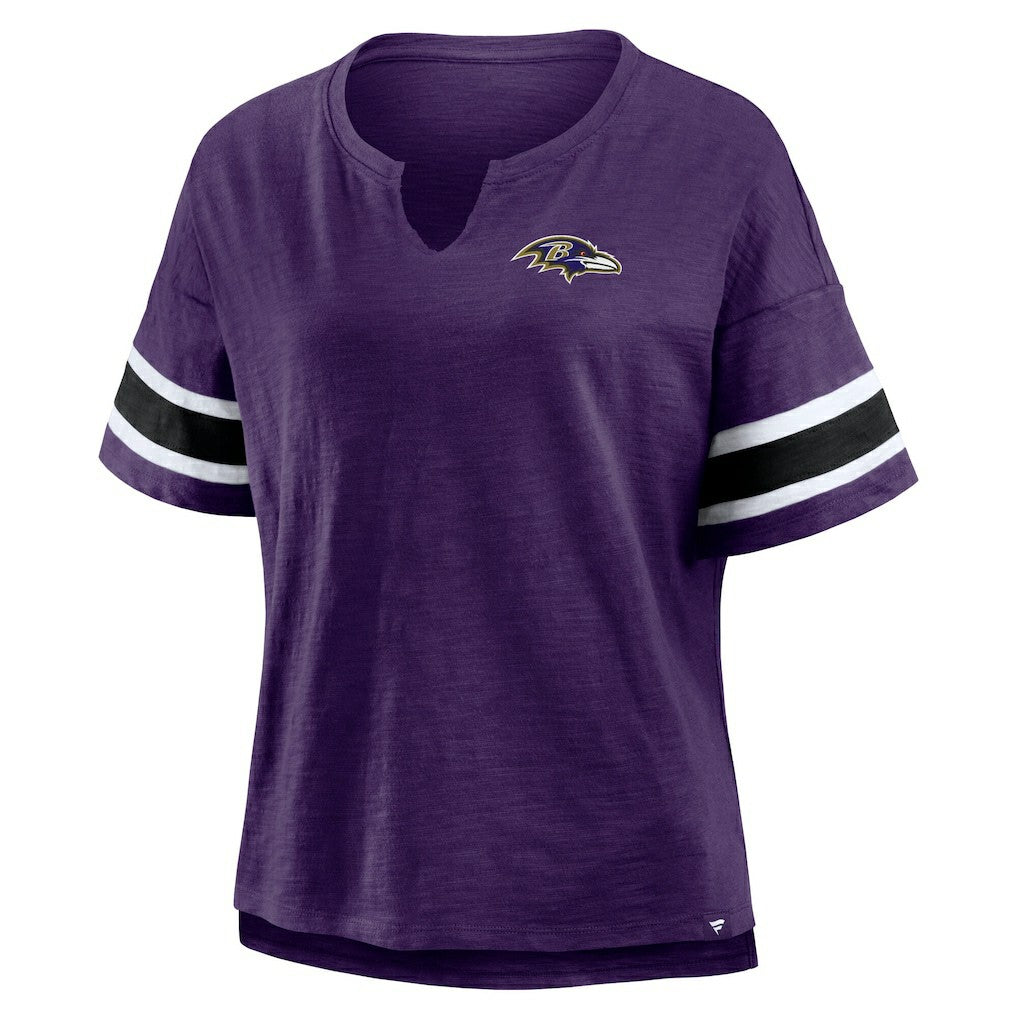 Fanatics Baltimore Ravens Women's Redzone Curl Route T-Shirt Purple