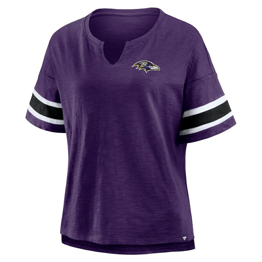 Fanatics Baltimore Ravens Women's Redzone Curl Route T-Shirt Purple