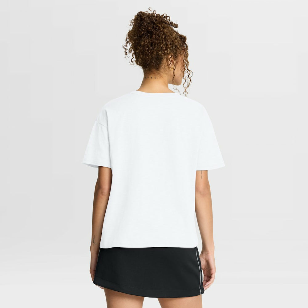 Fanatics New Orleans Saints Women's Redzone Slub Boxy T-Shirt White