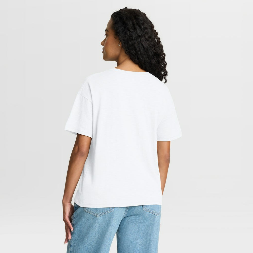 Fanatics Philadelphia Eagles Women's Redzone Slub Boxy T-Shirt White