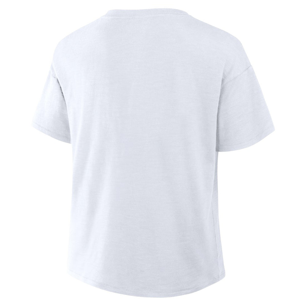 Fanatics Denver Broncos Women's Redzone Slub Boxy T-Shirt White