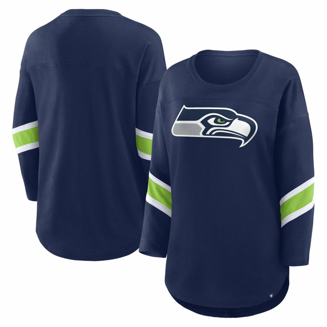 Fanatics Seattle Seahawks Women's Redzone 3/4-Sleeve T-Shirt College Navy