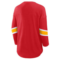 Fanatics Kansas City Chiefs Women's Redzone 3/4-Sleeve T-Shirt Red
