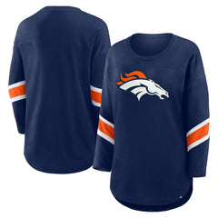 Fanatics Denver Broncos Women's Redzone 3/4-Sleeve T-Shirt Navy