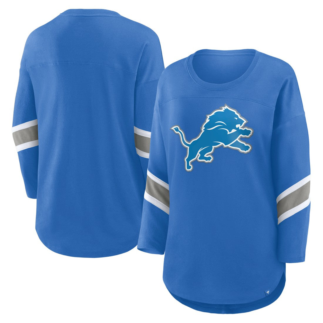 Fanatics Detroit Lions Women's Redzone 3/4-Sleeve T-Shirt Blue