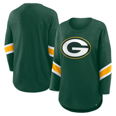 Fanatics Green Bay Packers Women's Redzone 3/4-Sleeve T-Shirt Green