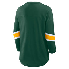 Fanatics Green Bay Packers Women's Redzone 3/4-Sleeve T-Shirt Green