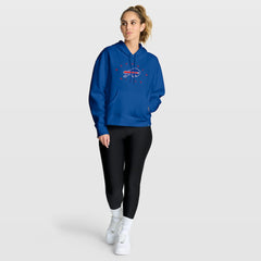 Fanatics Buffalo Bills Women's Eligible Receiver Legacy Pullover Hoodie Royal