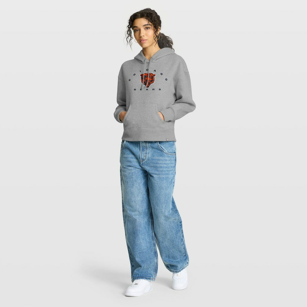 Fanatics Chicago Bears Women's Eligible Receiver Legacy Pullover Hoodie Heather Gray