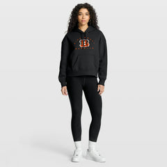 Fanatics Cincinnati Bengals Women's Eligible Receiver Legacy Pullover Hoodie Black