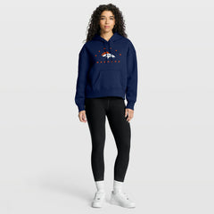 Fanatics Denver Broncos Women's Eligible Receiver Legacy Pullover Hoodie Navy