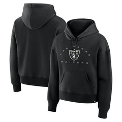 Fanatics Las Vegas Raiders Women's Eligible Receiver Legacy Pullover Hoodie Black