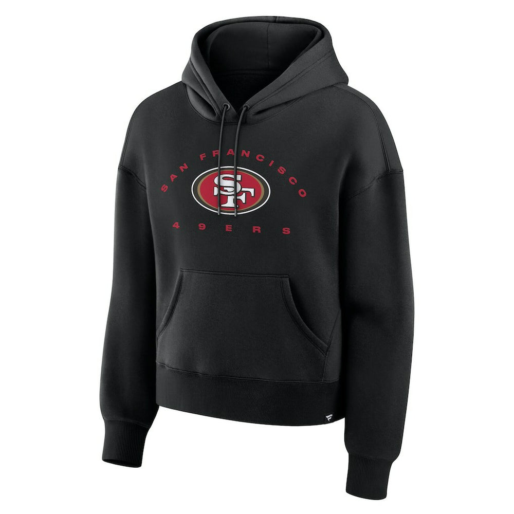 Fanatics San Francisco 49ers Women's Eligible Receiver Legacy Pullover Hoodie Black