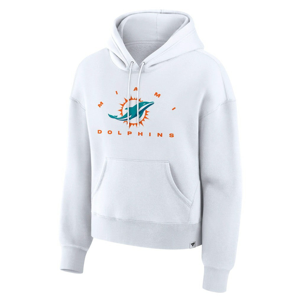Fanatics Miami Dolphins Women's Eligible Receiver Legacy Pullover Hoodie White