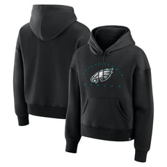 Fanatics Philadelphia Eagles Women's Eligible Receiver Legacy Pullover Hoodie Black